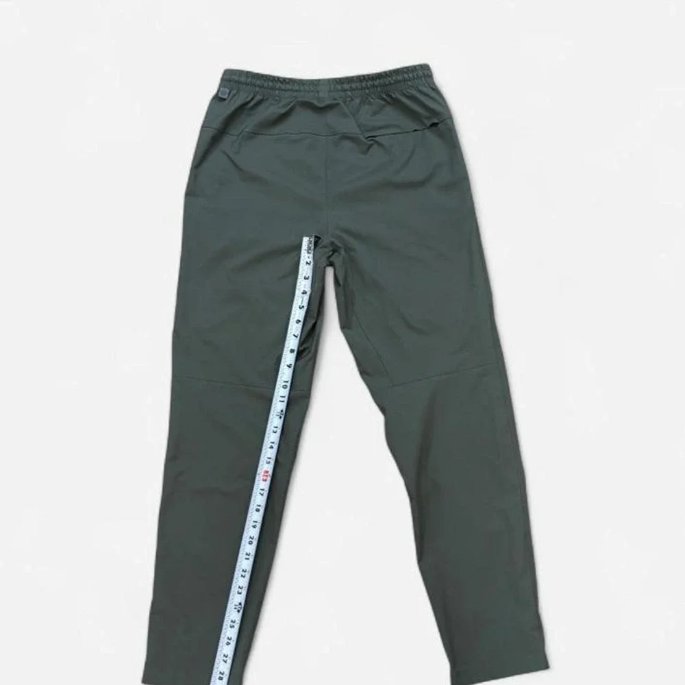 Lululemon Jogger Pants Mens Small Olive Green Stretch Drawstring Athletic